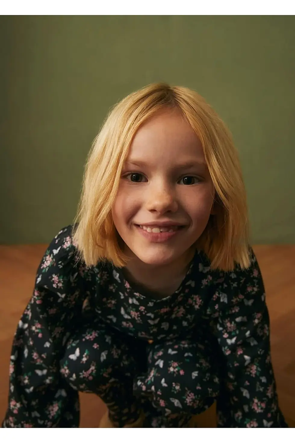 Thumbnail: MANGO Kids Çocuk Siyah Kelebek Desenli Tulum