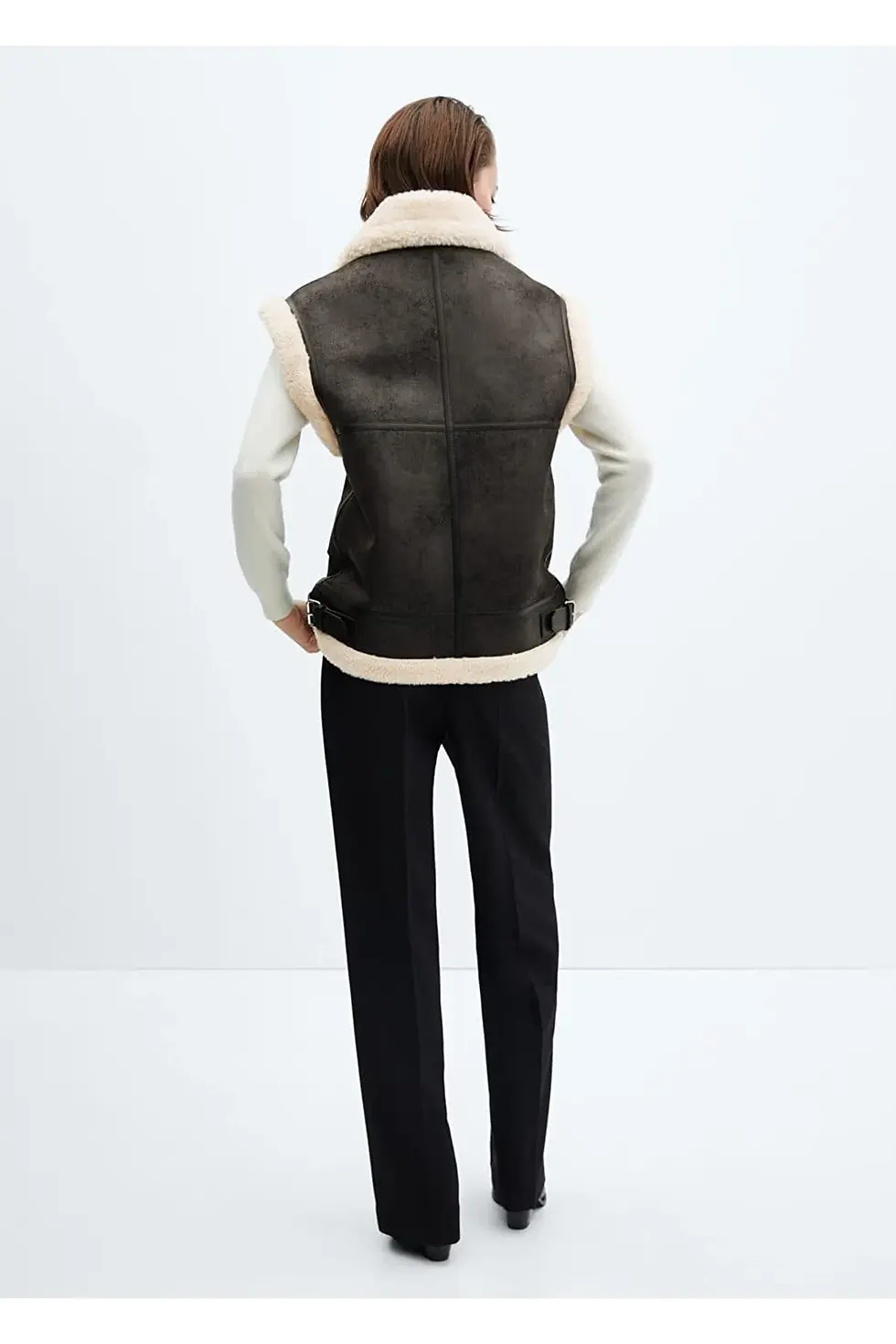 Thumbnail: Mango  Pensli Saf Yün Pantolon