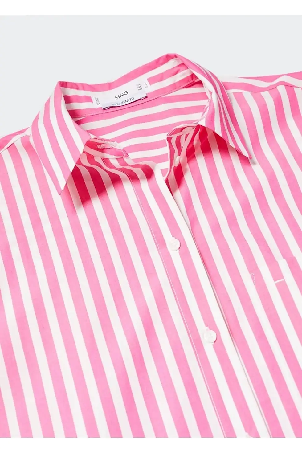 Thumbnail: MANGO Geniş Kesimli Cepli Gömlek