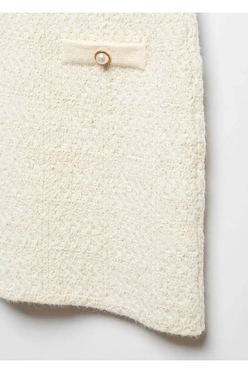 Thumbnail: Mango Mücevher Düğmeli Triko Etek