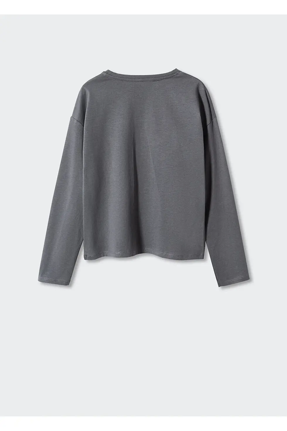 Thumbnail: MANGO Kids Kız Çocuk Kömür Rengi T-Shirt