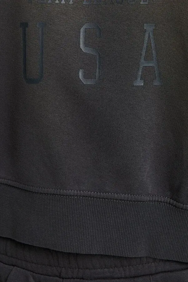 Thumbnail: Bershka Soluk efektli sloganlı oversize kapüşonlu sweatshirt