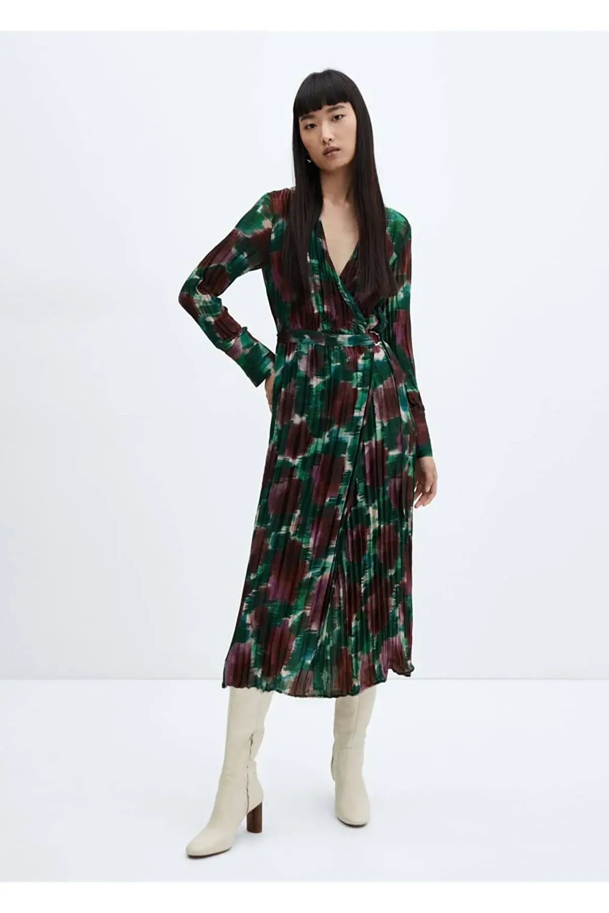 Mango Pilili Anvelop Elbise