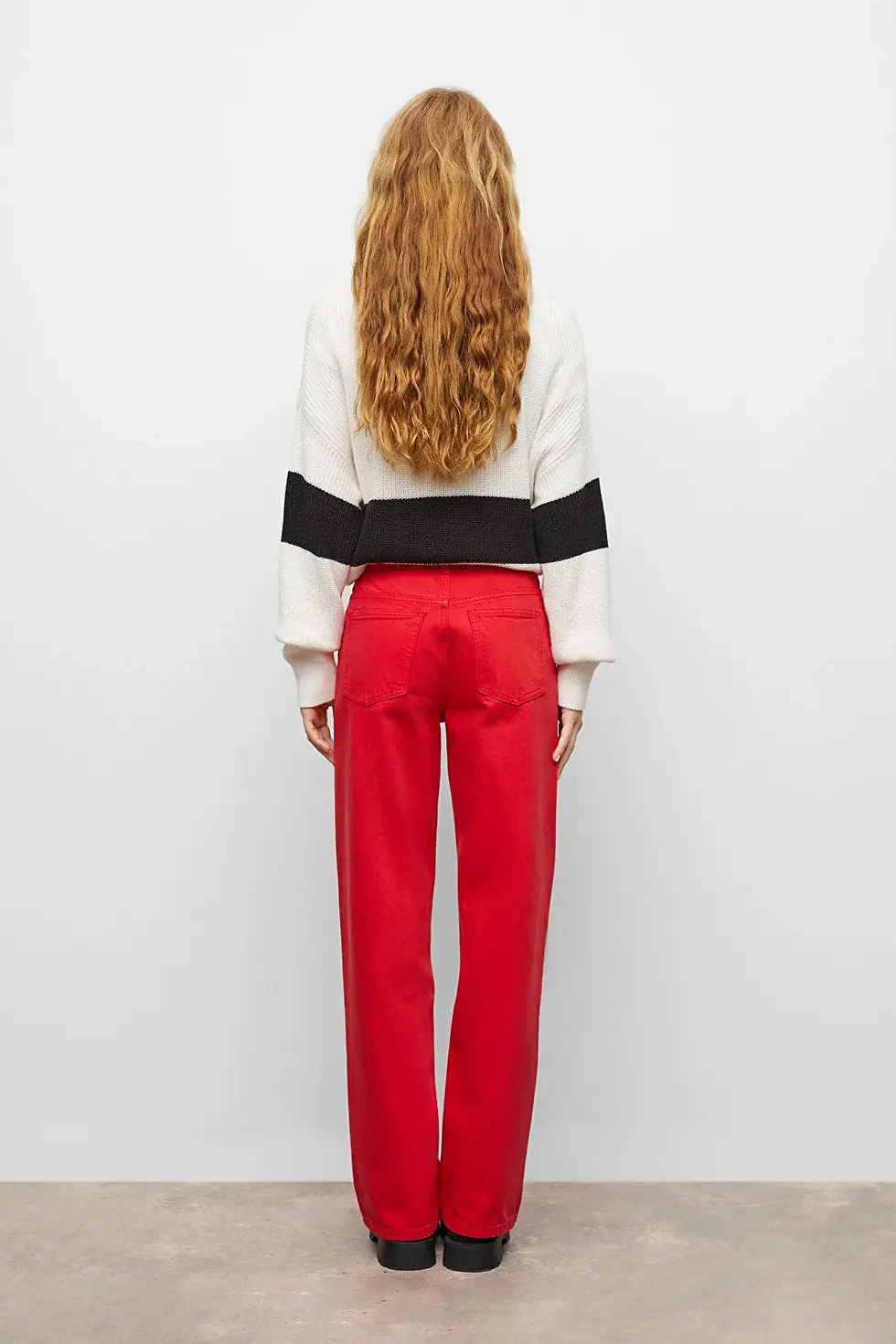 Thumbnail: MANGO Kids Kız Çocuk Kırmızı Pantolon