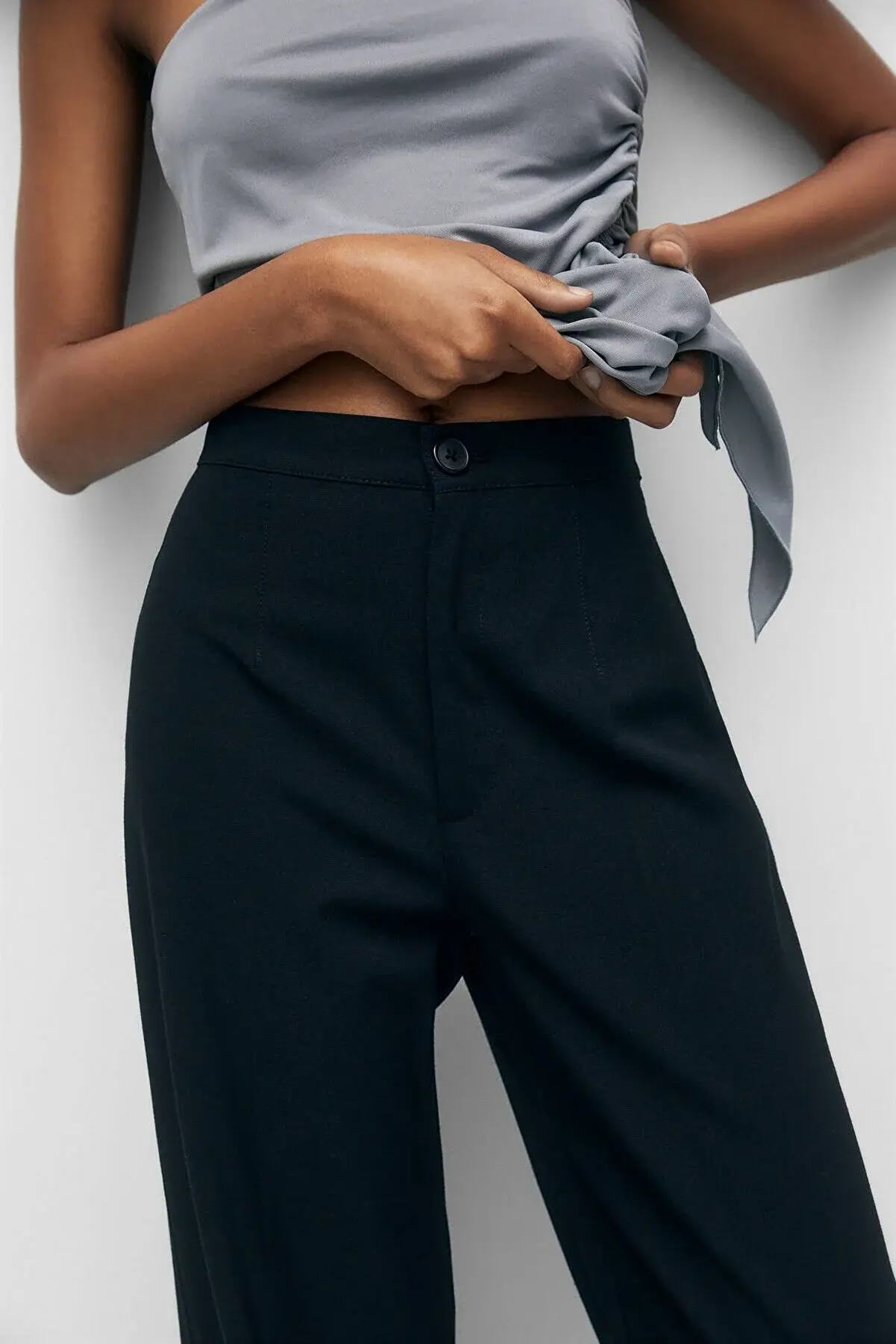 Pull & Bear Pens Detaylı Regular Fit Pantolon