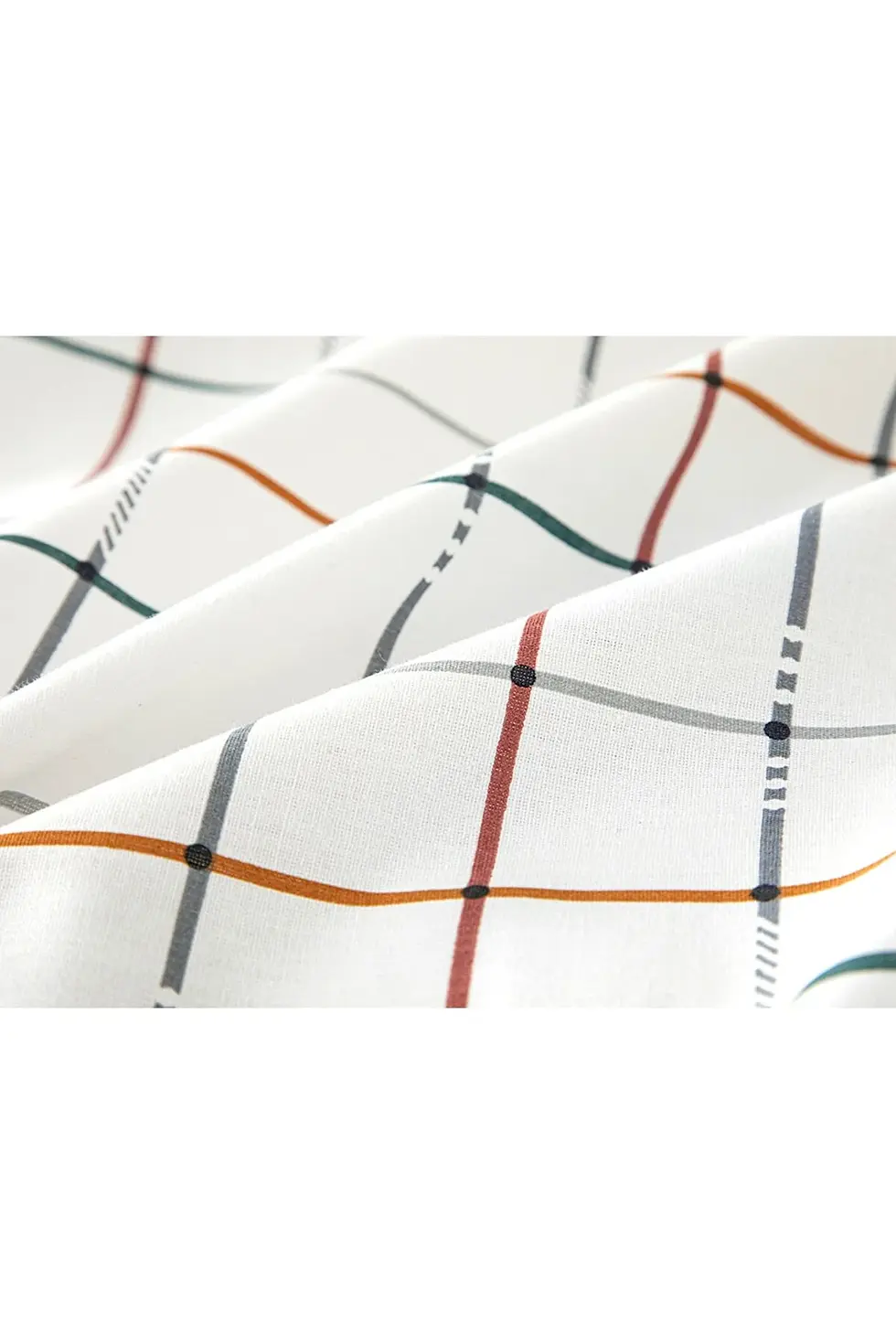 Миниатюра: English Home Modern Plaid Pamuklu Small Single Nevresim Seti 140x200 Cm Gri