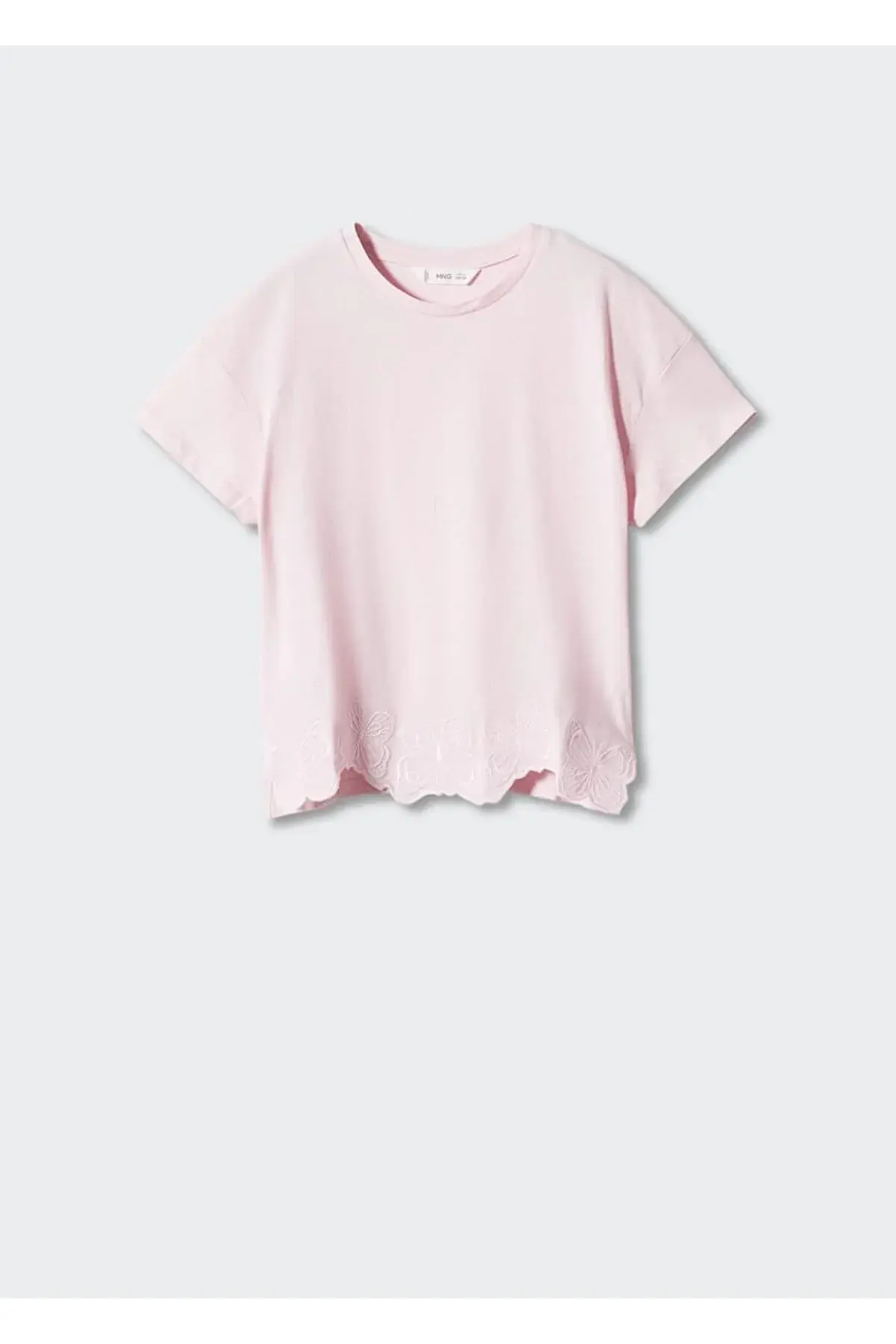 MANGO Kids Kelebek Işlemeli Tişört