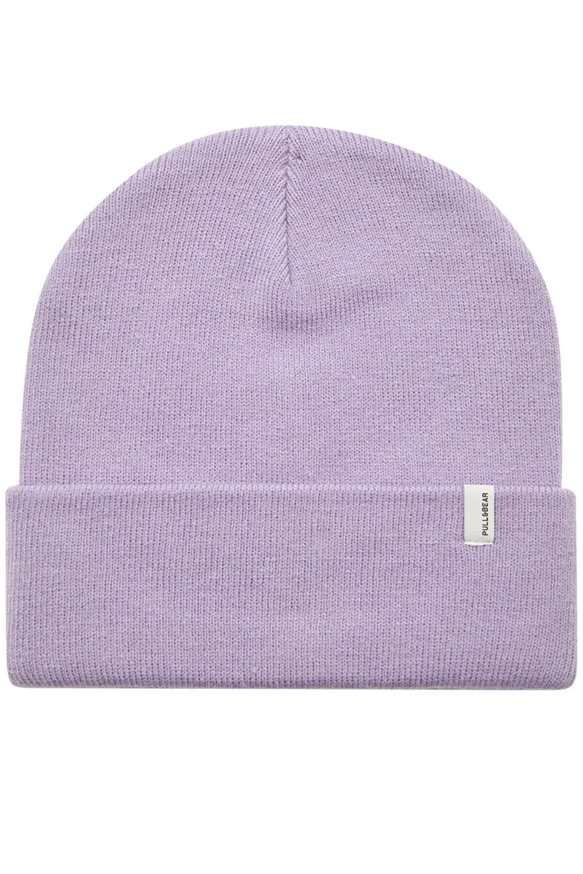 Pull & Bear Etiket detaylı basic örgü şapka