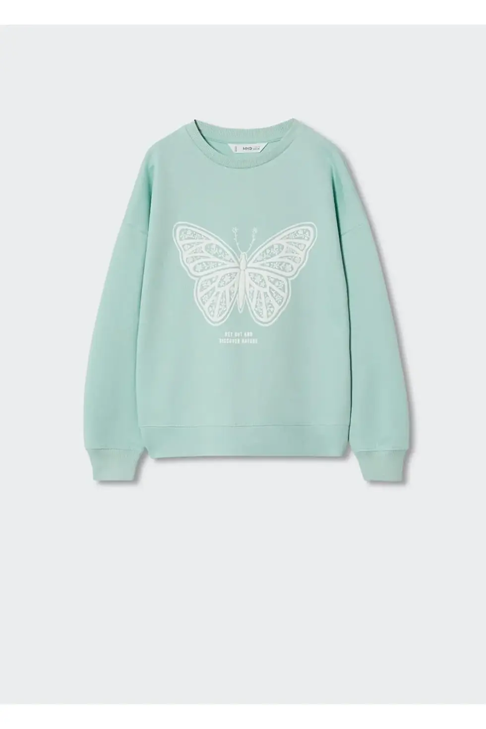 Thumbnail: MANGO Kids Desenli Pamuklu Sweatshirt