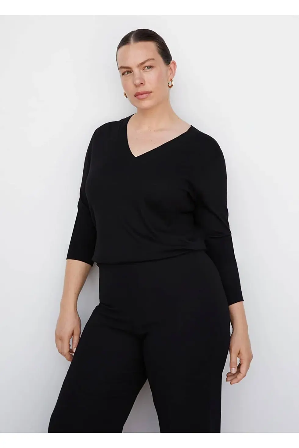 Thumbnail: Mango V yaka ince triko kazak