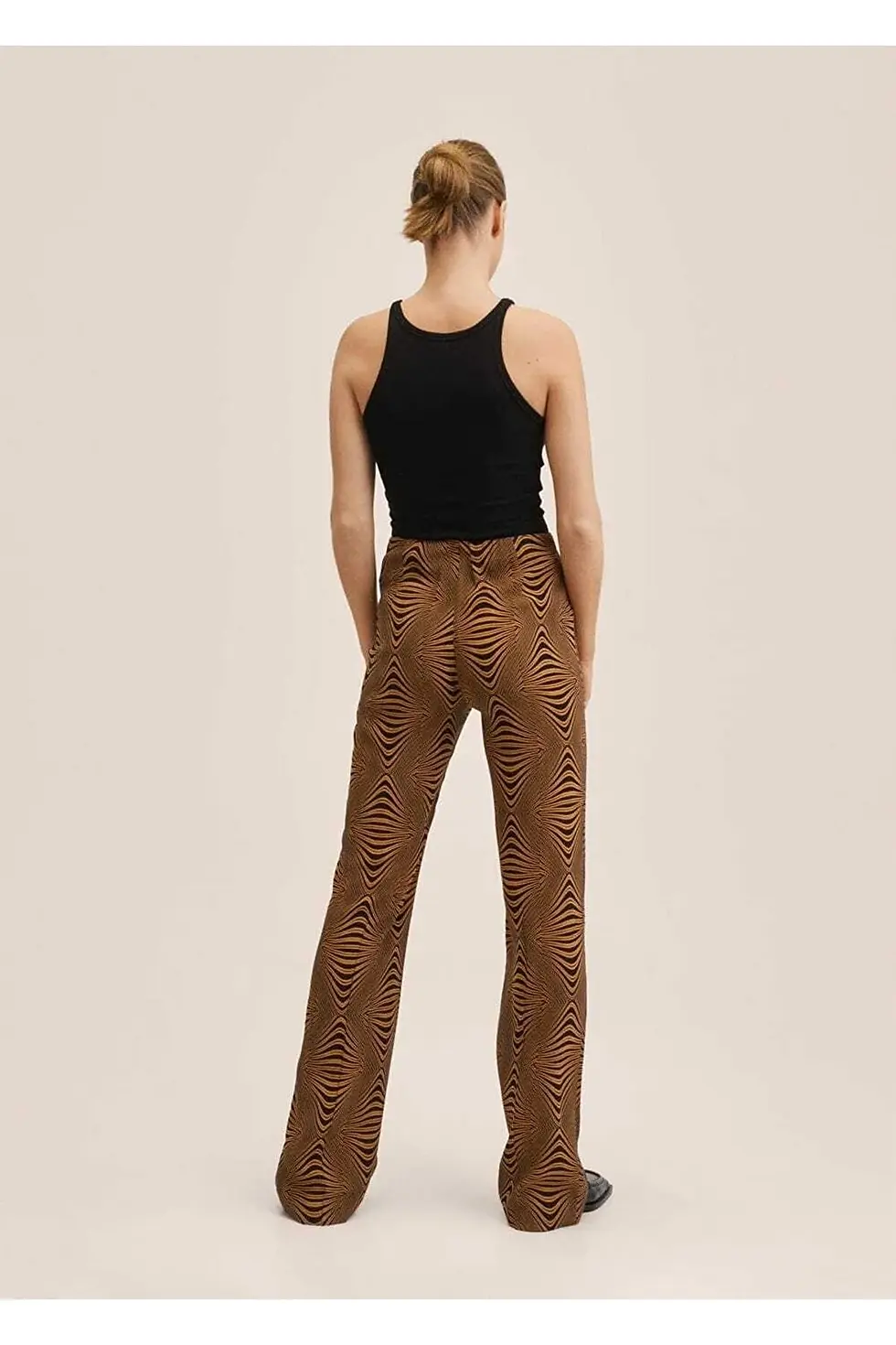 Миниатюра: Mango Leopar Desenli Dökümlü Pantolon