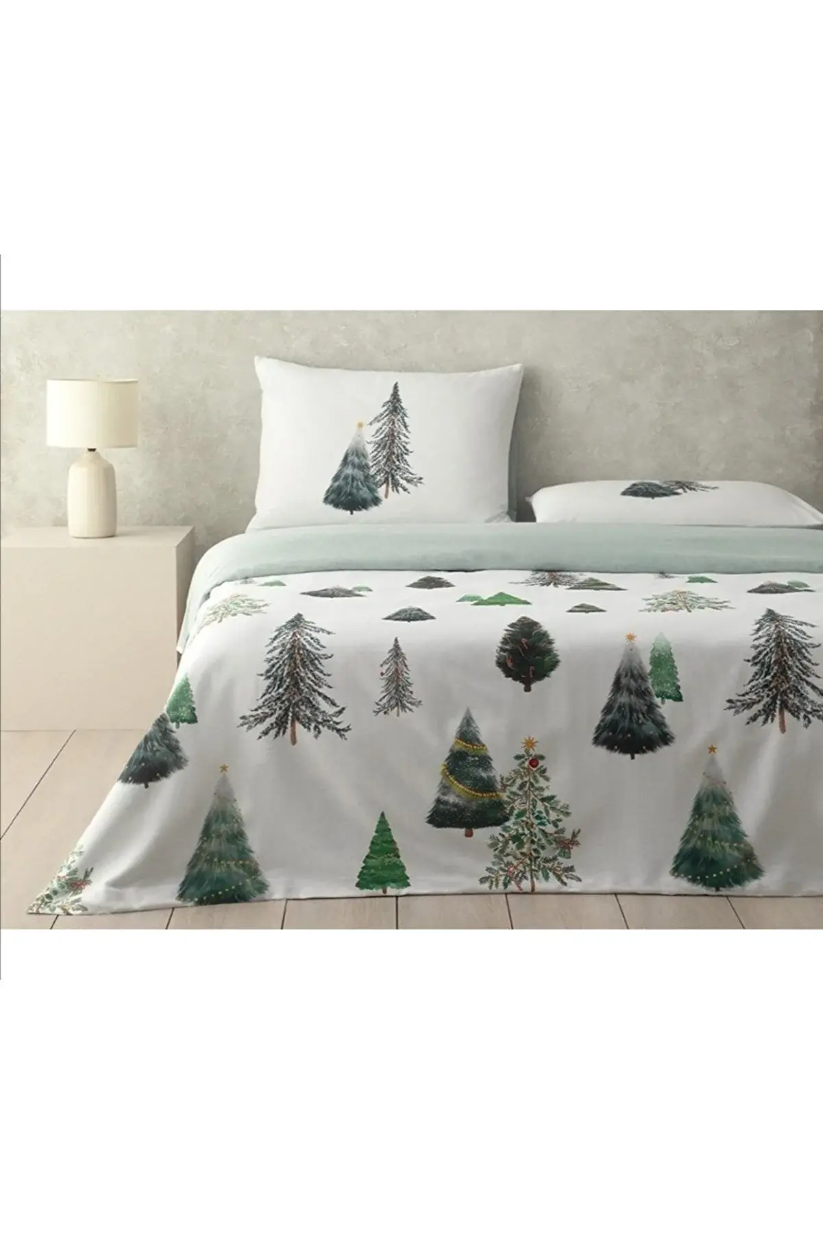 English Home Pine Serenity Dijital Baskılı Soft Cotton Çift Kişilik Nevresim Tak