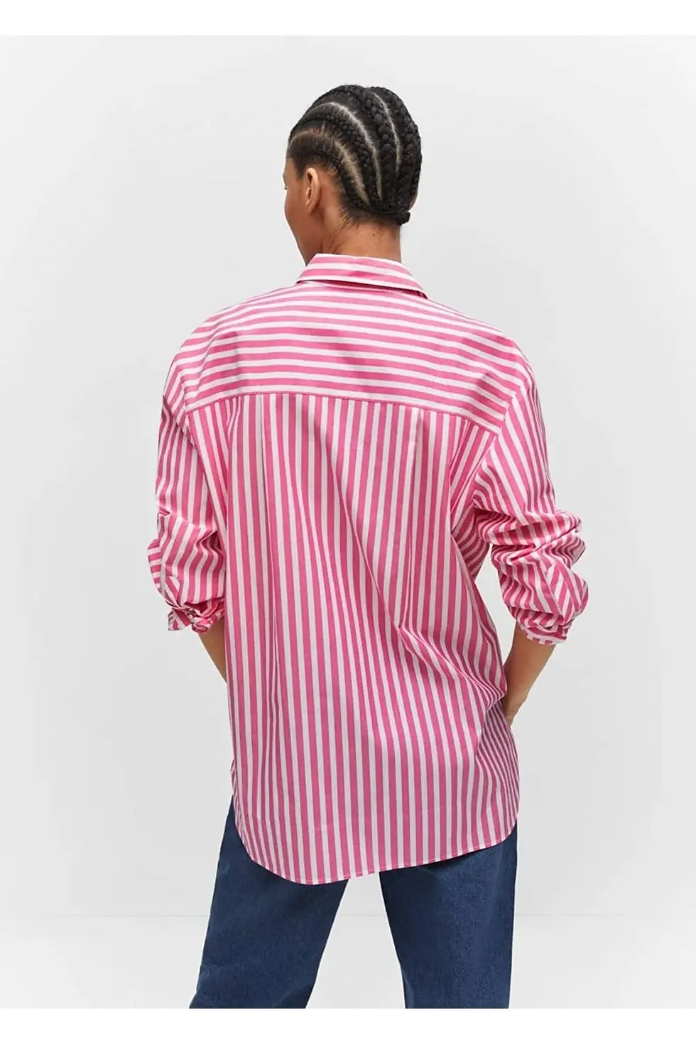 Thumbnail: MANGO Geniş Kesimli Cepli Gömlek