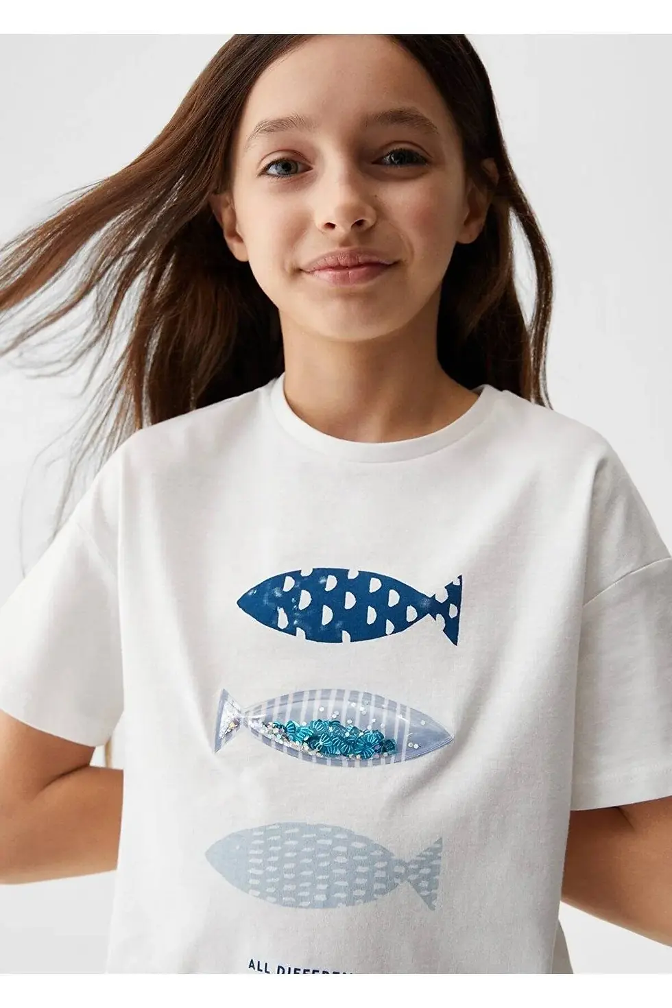 Thumbnail: MANGO Kids Desenli pamuklu tişört