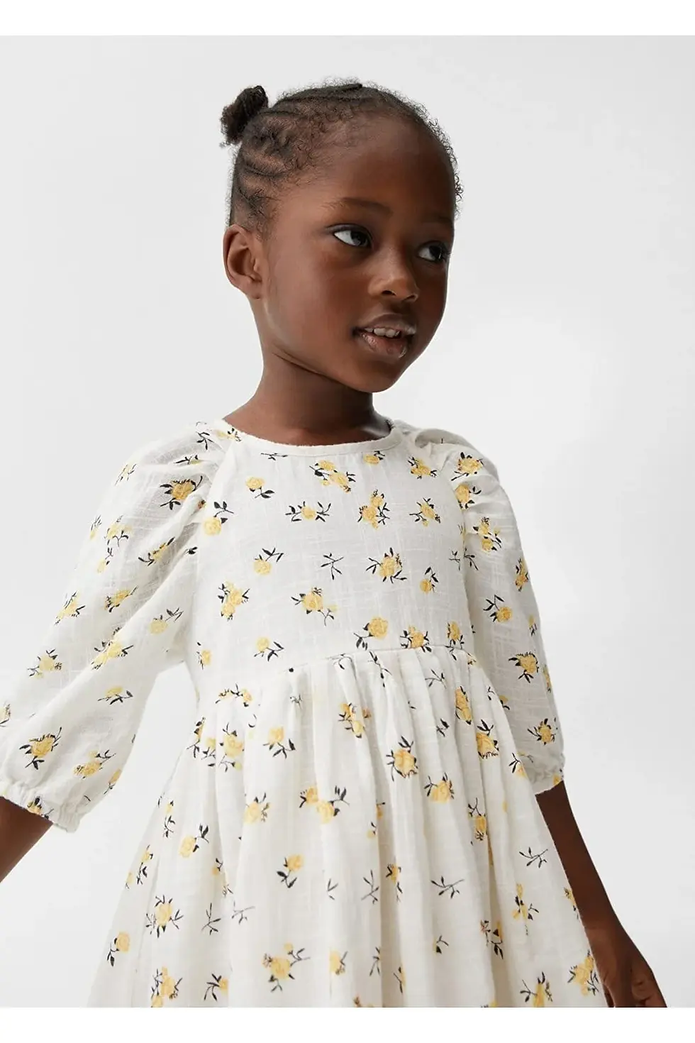 Thumbnail: MANGO Baby Desenli Pamuklu Elbise