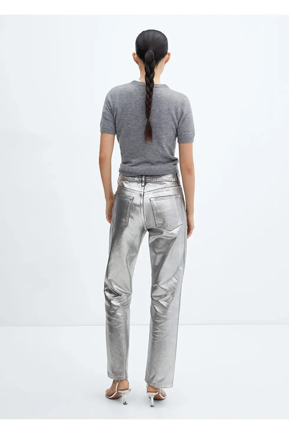 Миниатюра: Mango  Folyo Düz Jean Pantolon