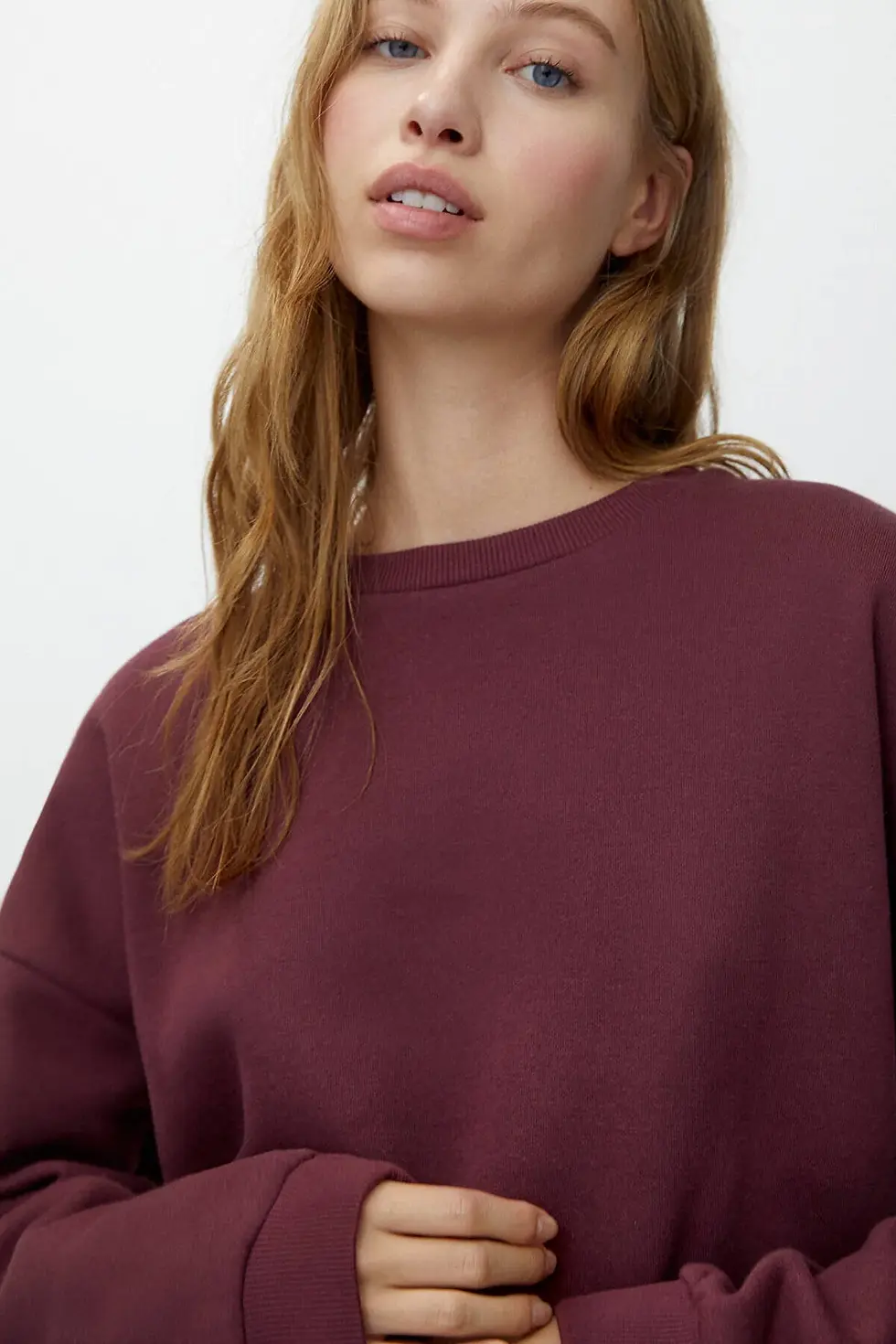 Thumbnail: Pull & Bear Bisiklet yaka basic sweatshirt