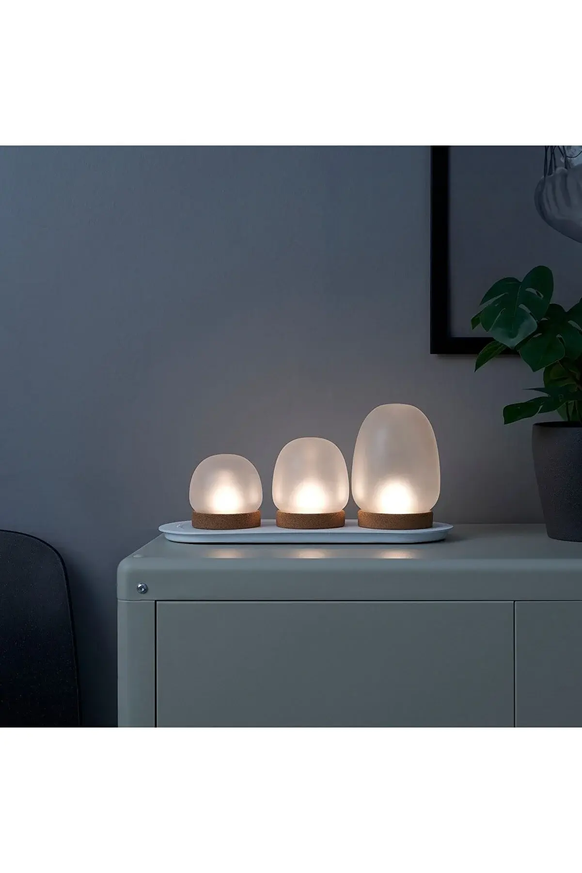 IKEA Pilli Dekoratif Aydınlatma 3 'lü