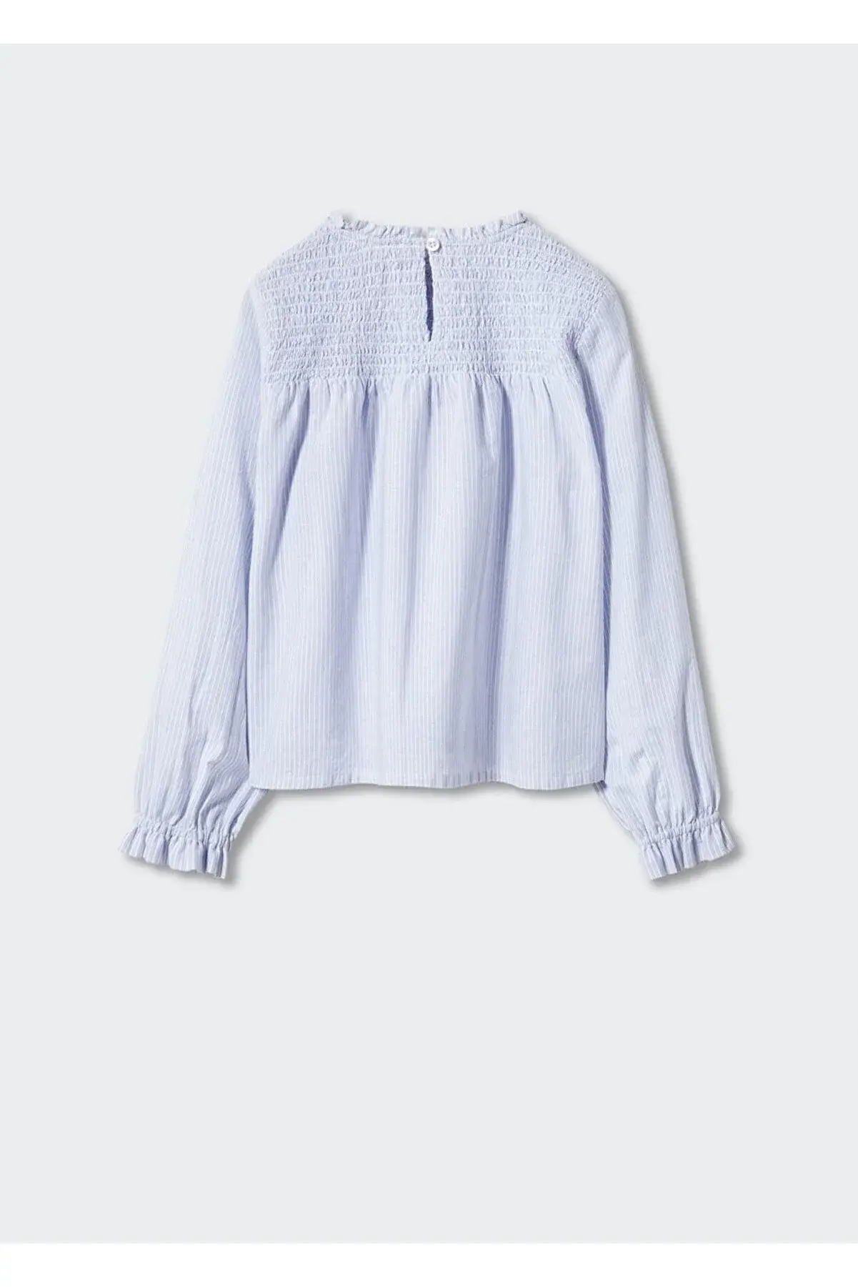 MANGO Kids Büzgü Detaylı Pamuklu Bluz