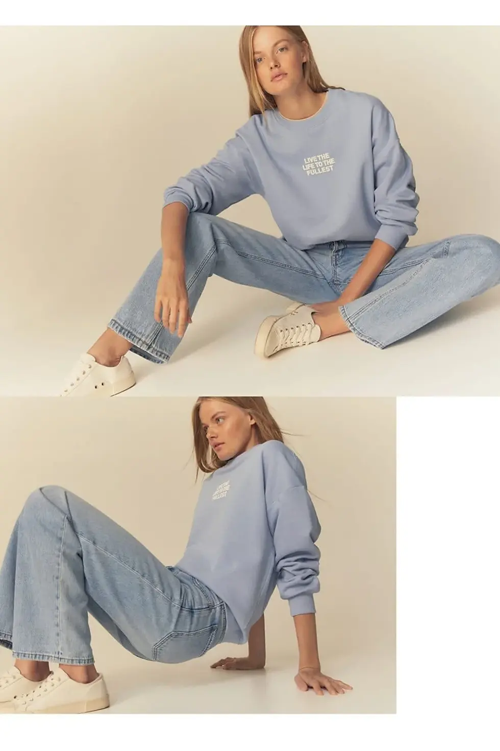 Thumbnail: Mango Teen Yazılı ve desenli sweatshirt