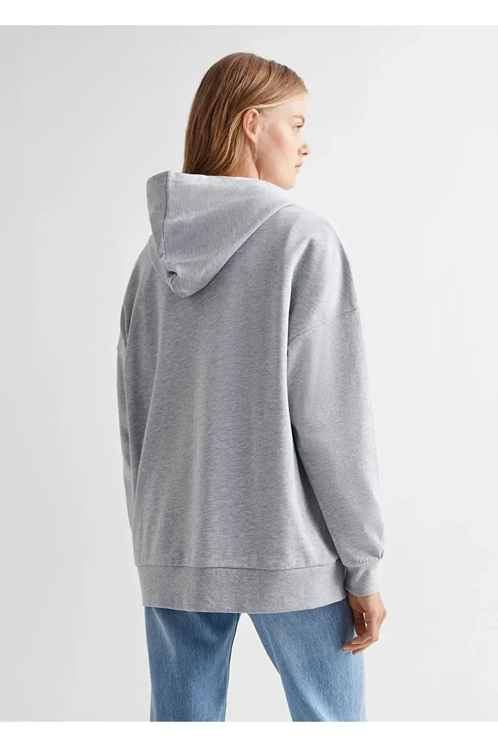 Thumbnail: Mango Teen Mesajlı fermuarlı kapüşonlu sweatshirt