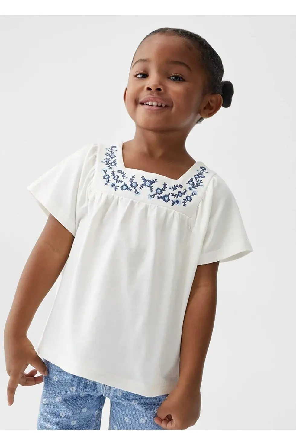 Thumbnail: MANGO Baby Yakası Işlemeli Tişört