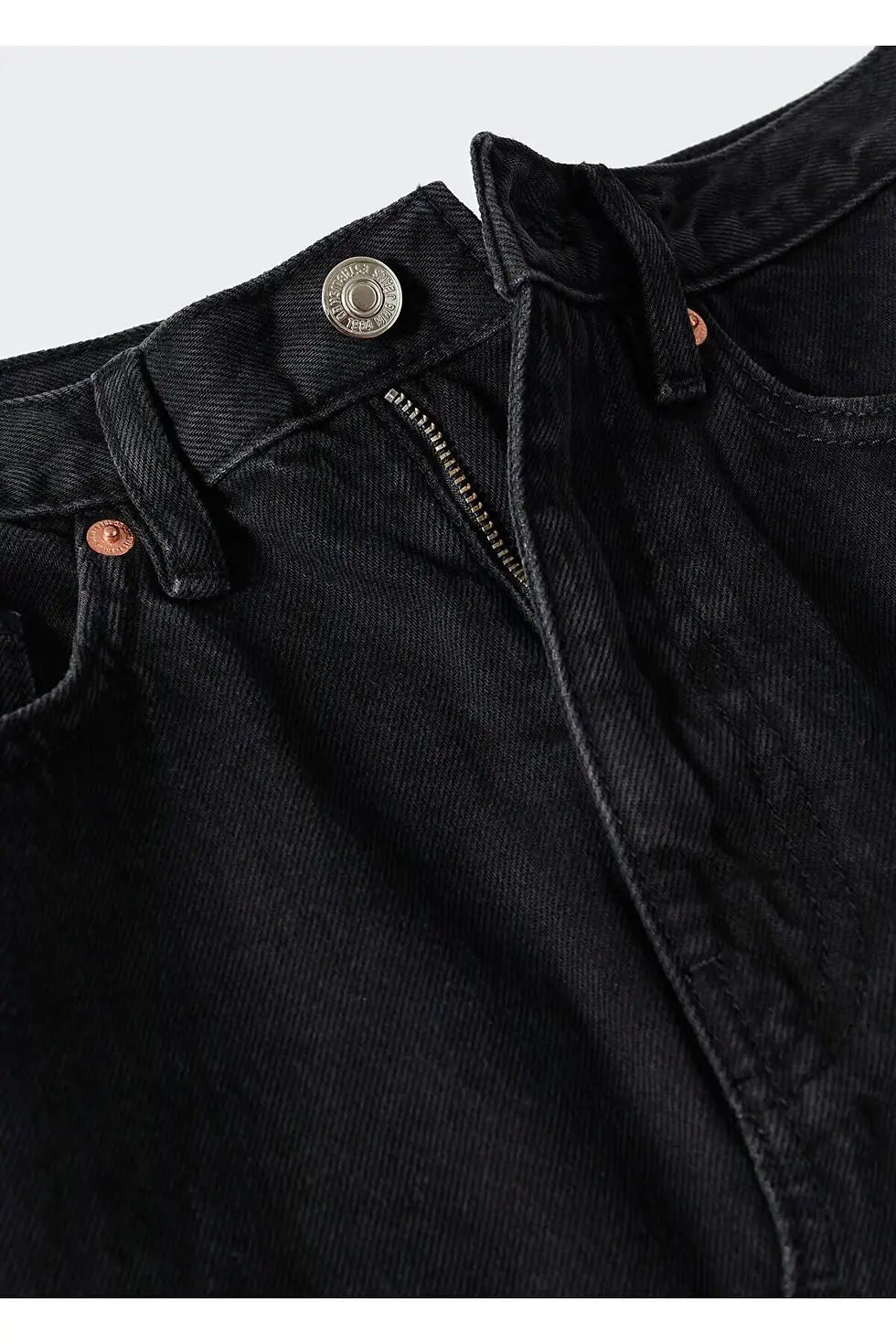 Thumbnail: Mango Kadın Siyah denim Etek