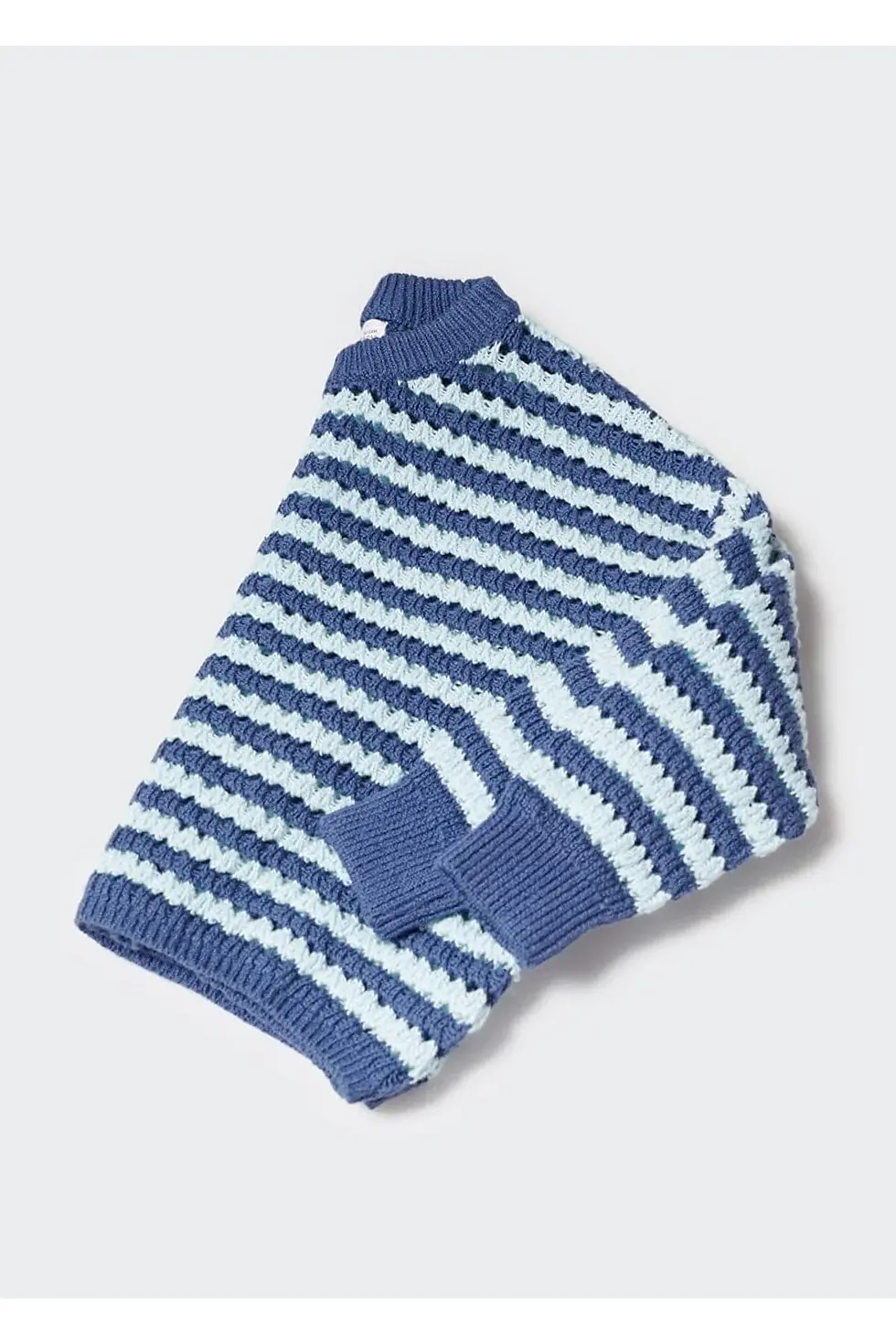 Thumbnail: MANGO Baby Çizgili Delikli Örgü Kazak