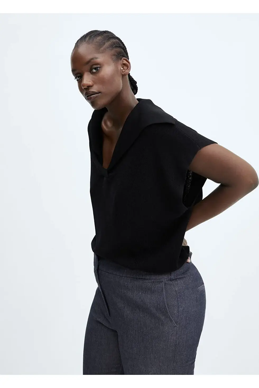 Миниатюра: Mango Yüksek Bel Dar Pantolon