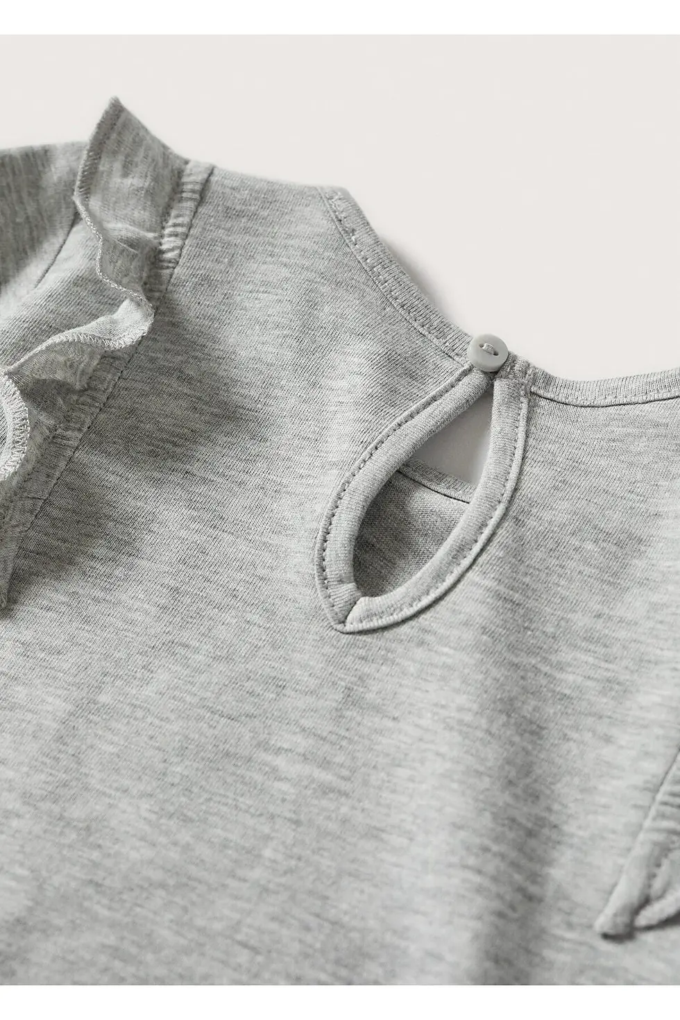 Thumbnail: MANGO Baby Kız Bebek Açık Gri T-Shirt