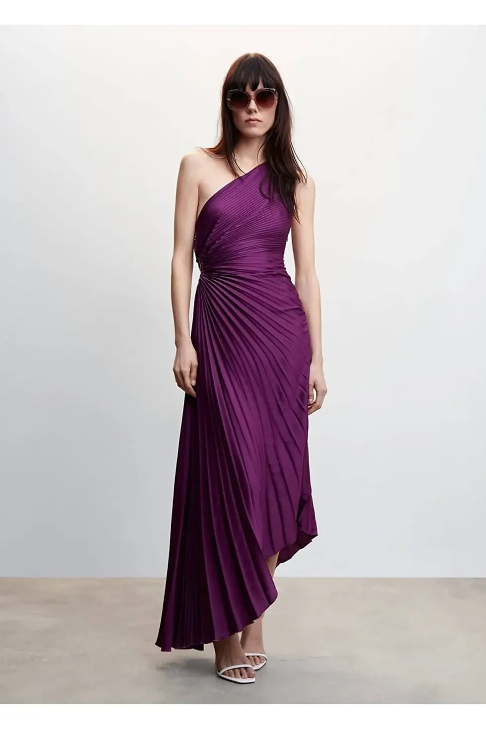 Миниатюра: Mango Pilili Asimetrik Kesim Elbise