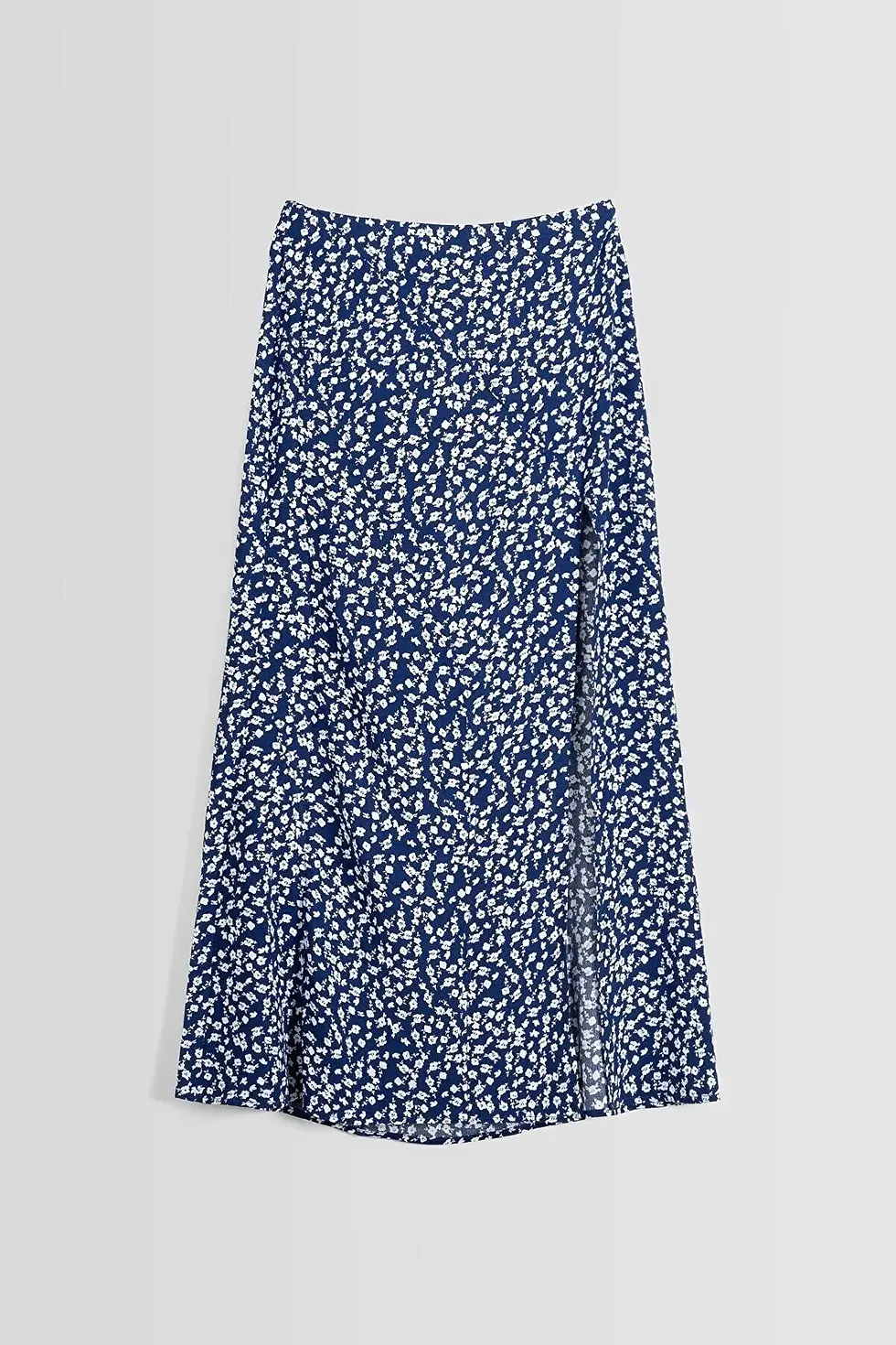 Thumbnail: Bershka Dikişli çiçek desenli midi etek