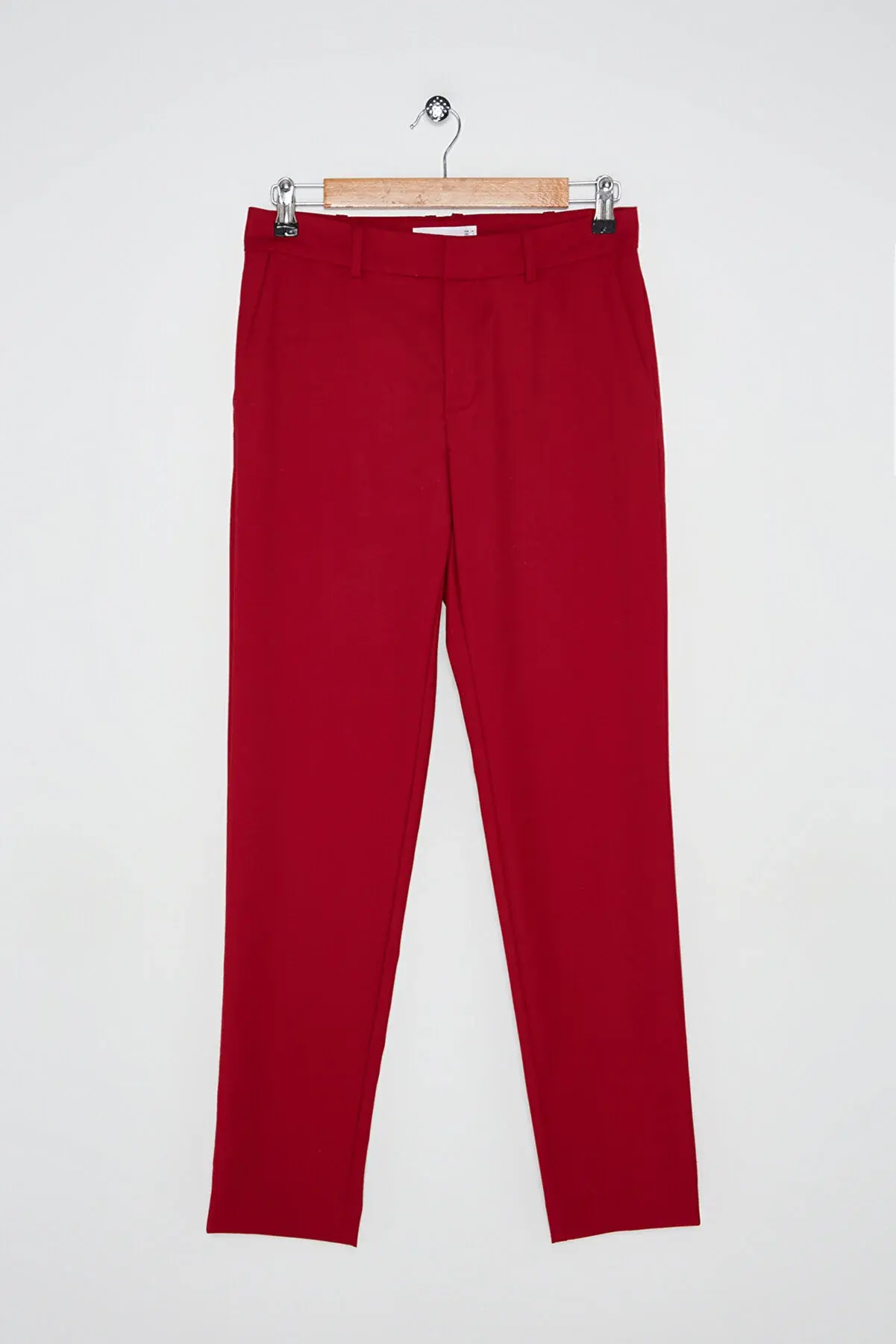 Mango  Kadın Kırmızı Pantolon
