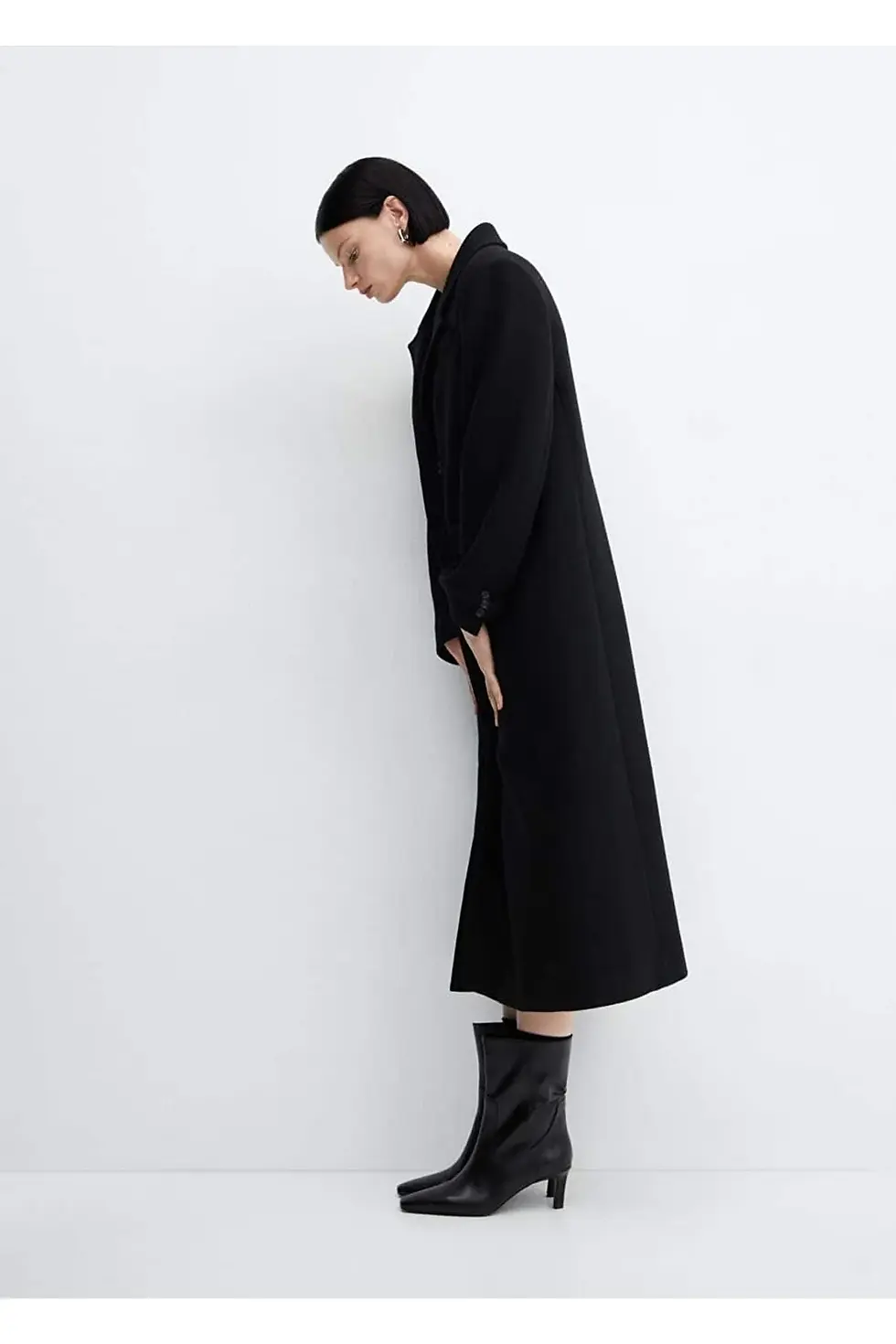 Thumbnail: MANGO Kitten topuklu deri çizme