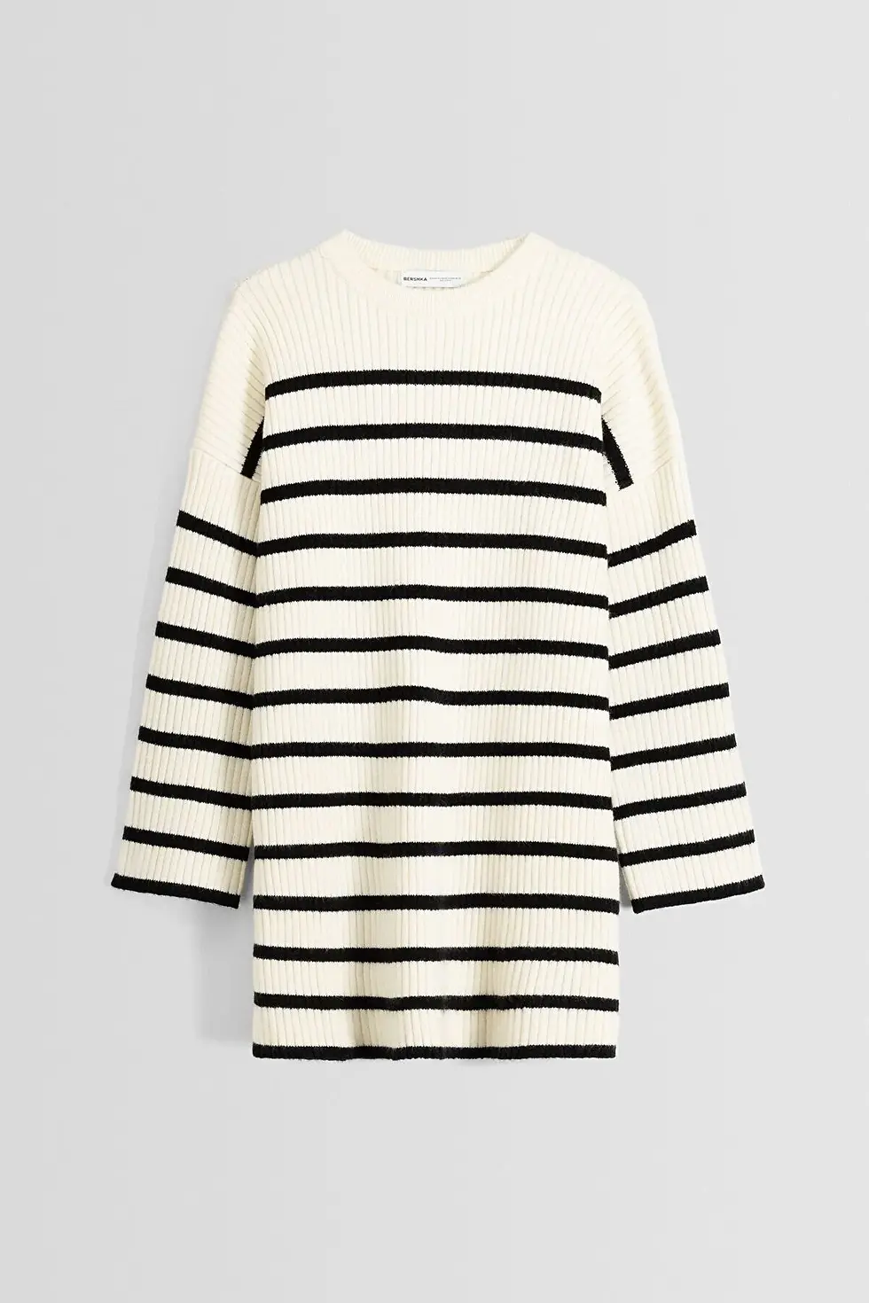 Thumbnail: Bershka Uzun kollu triko mini elbise