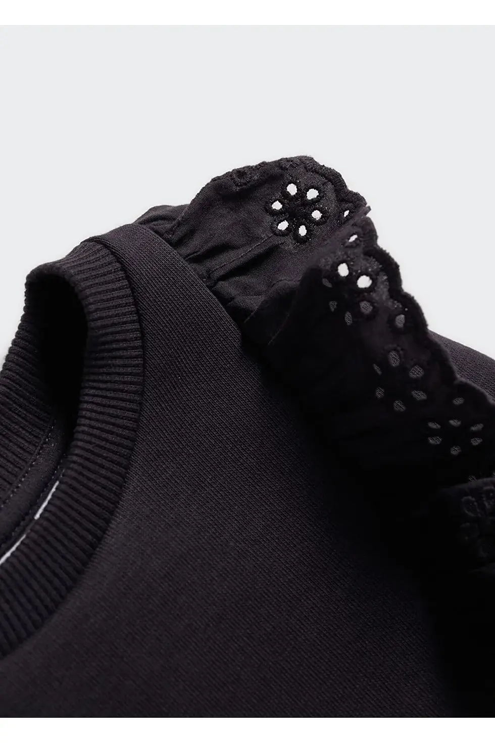 Thumbnail: MANGO Baby Delik Detaylı Fırfırlı Sweatshirt