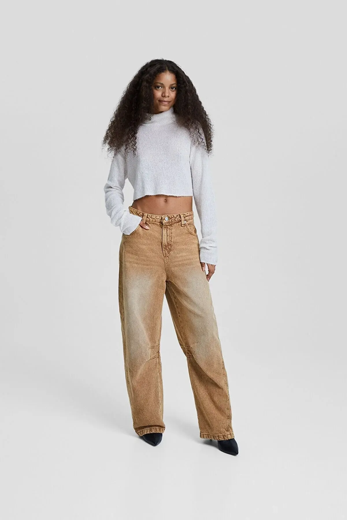 Bershka Carpenter detaylı skater fit pantolon