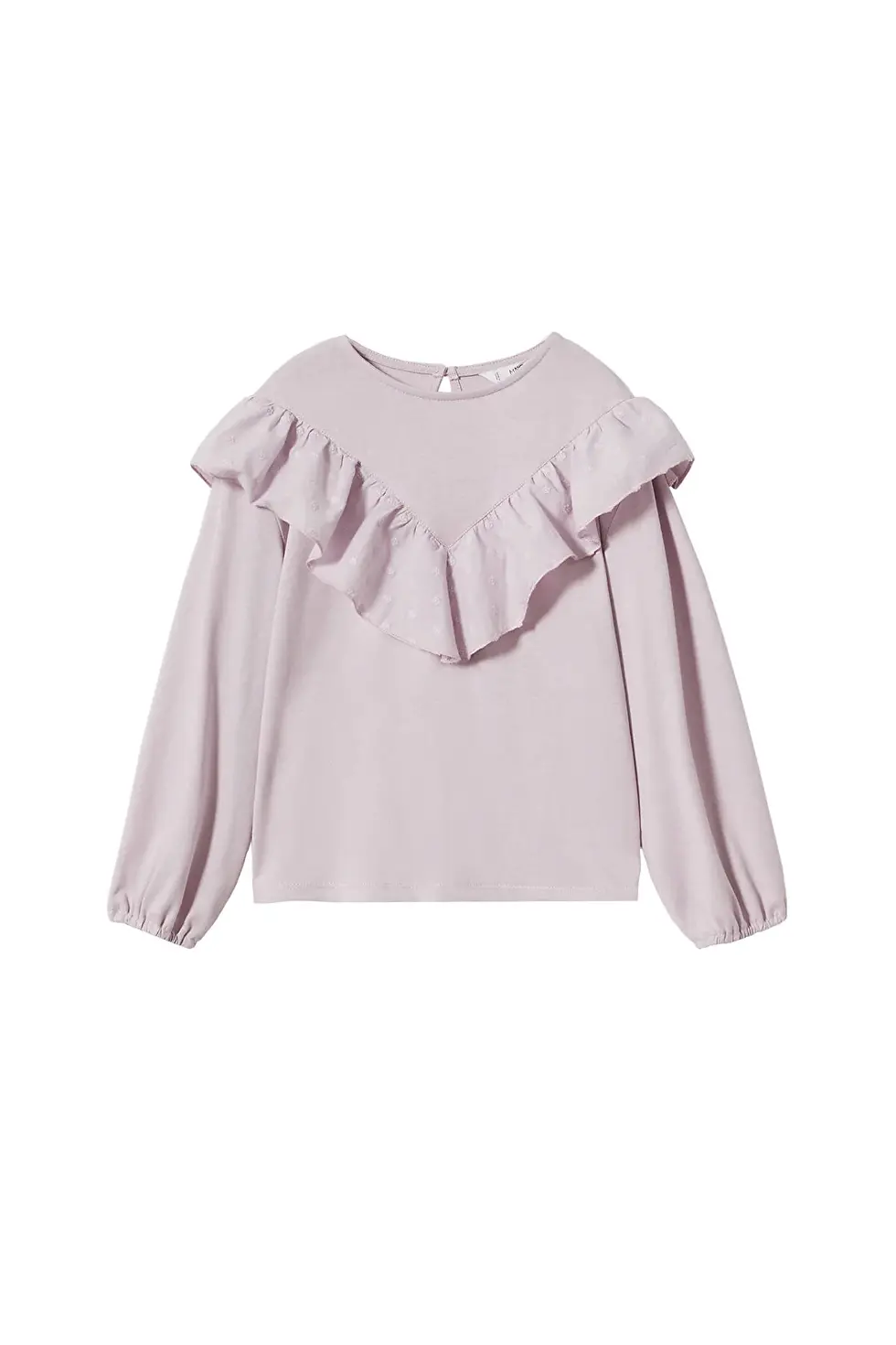 Thumbnail: MANGO Kids Kız Çocuk Leylak T-Shirt