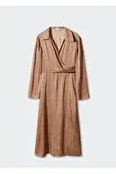 Thumbnail: Mango Saten Gömlek Elbise