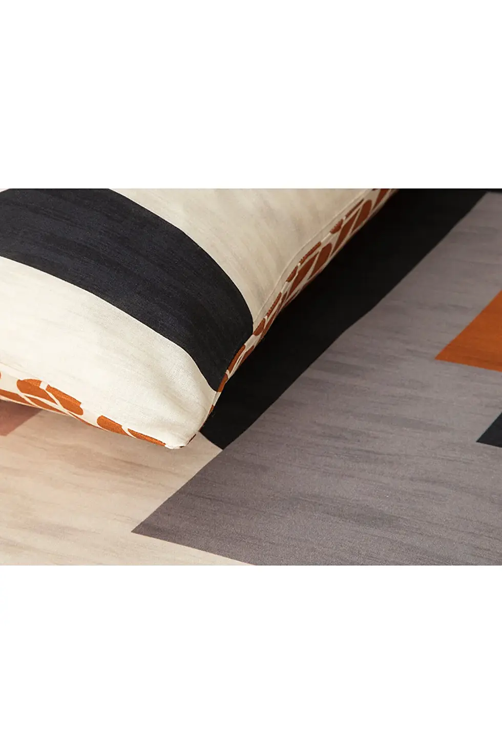 Thumbnail: English Home Dynamic Square Dijital Baskılı Soft Cotton Çift Kişilik Nevresim Se