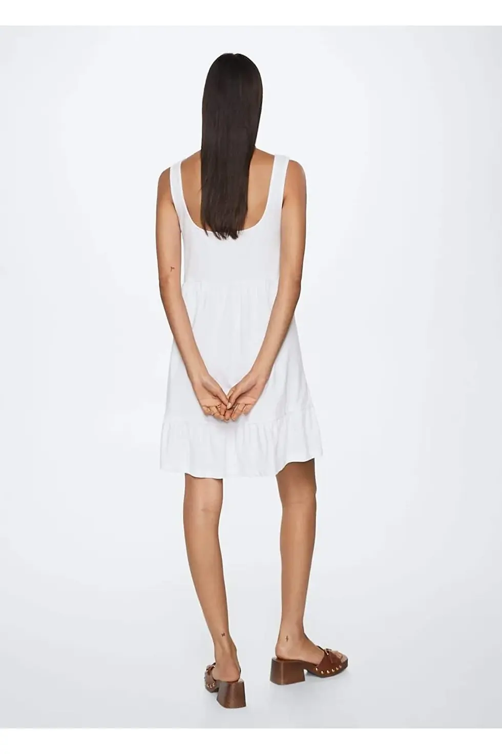 Миниатюра: Mango Fırfırlı Pamuklu Elbise