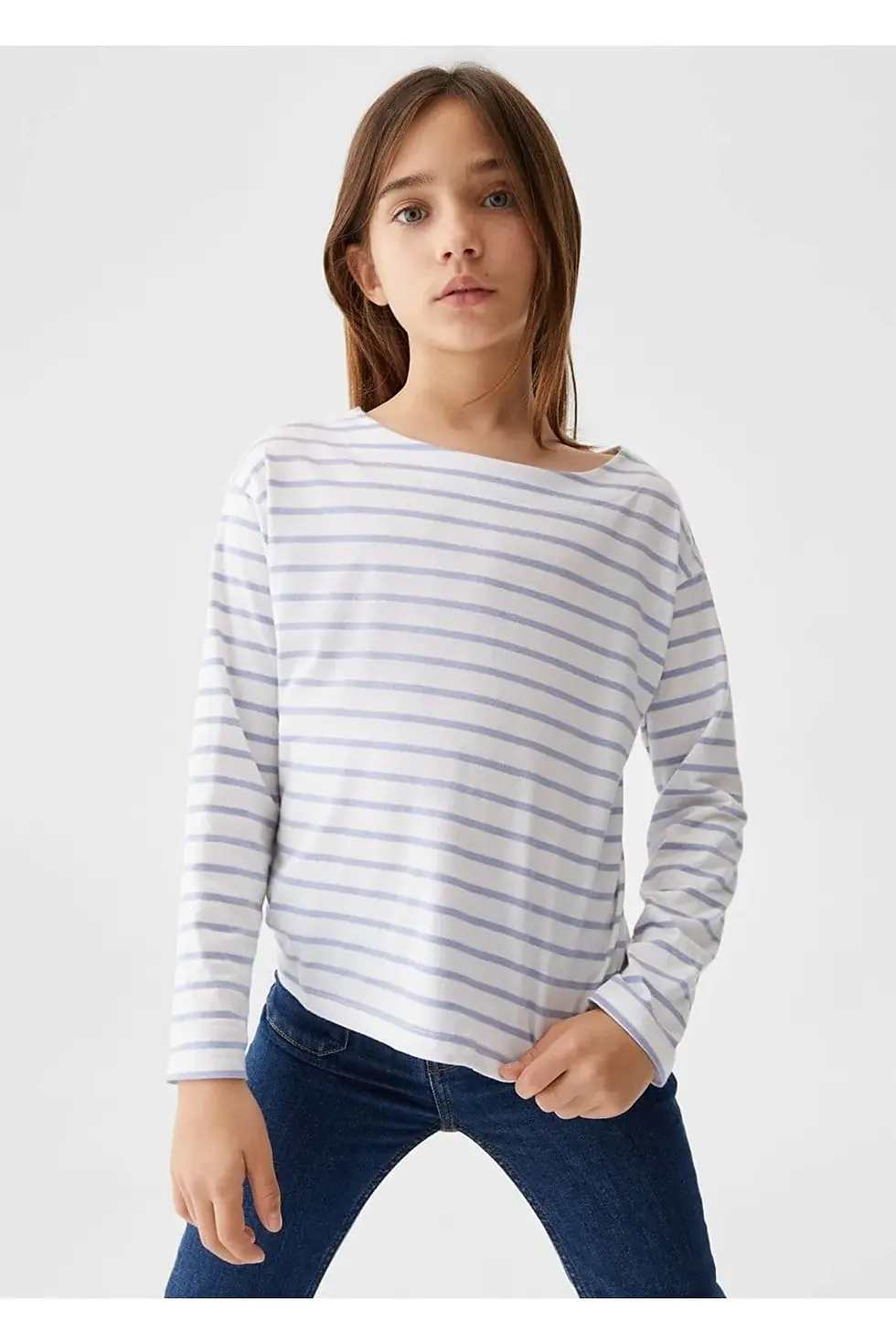 Thumbnail: MANGO Kids Çizgili Uzun Kollu Tişört