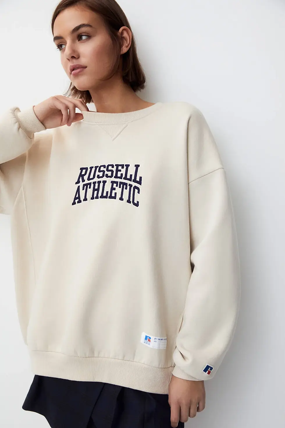 Thumbnail: Pull & Bear Russell Athletic x P&B sweatshirt