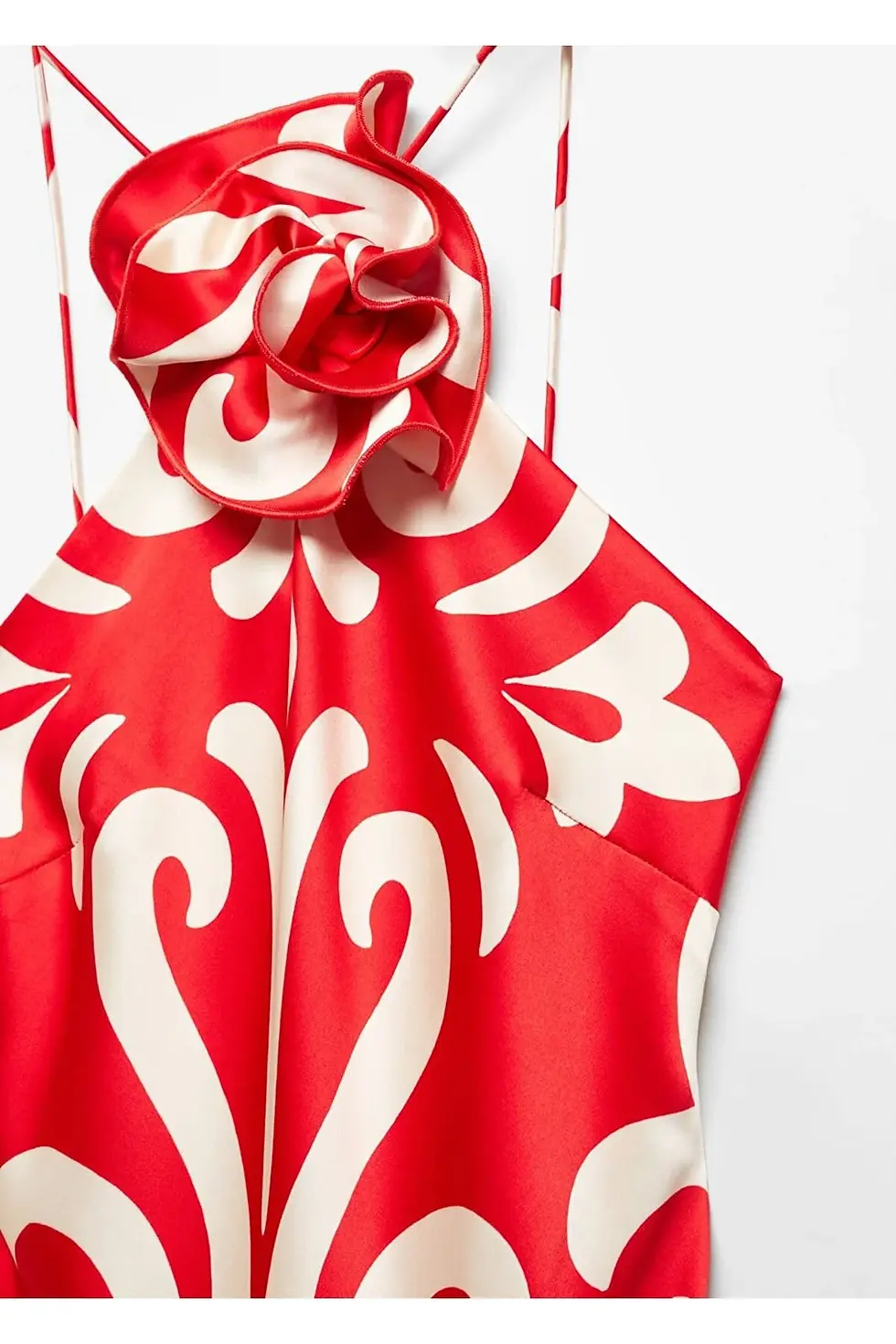 Миниатюра: Mango Çiçek detaylı halter elbise