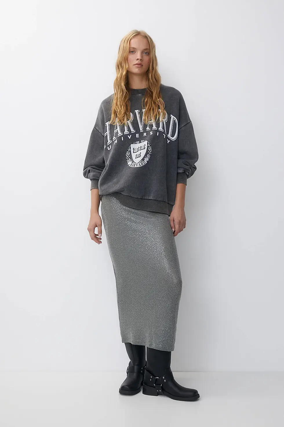 Thumbnail: Pull & Bear Parıltılı uzun etek