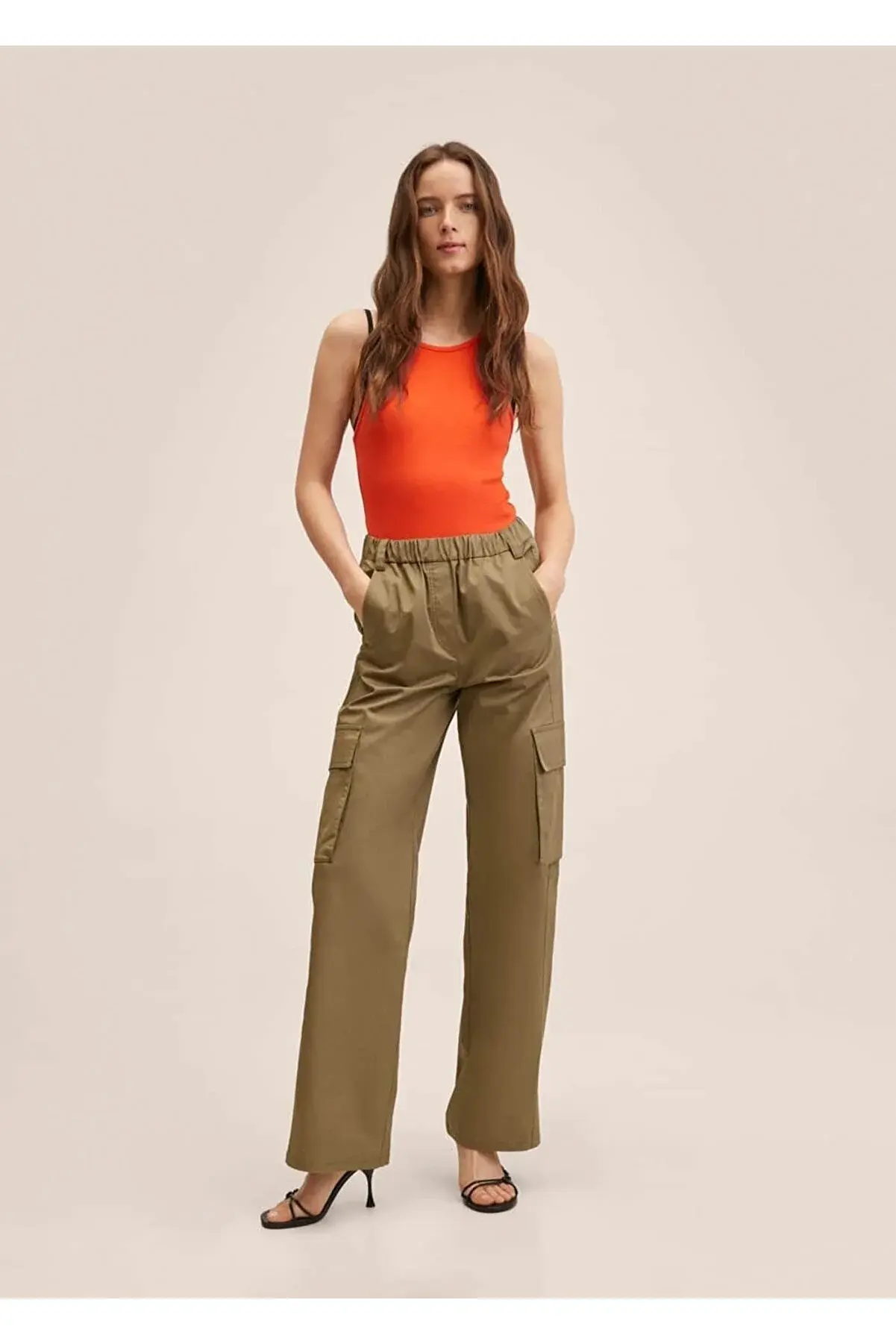 Mango  Pamuklu Kargo Pantolon