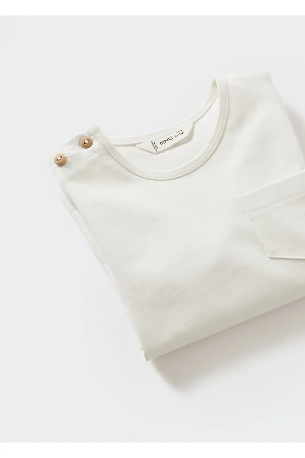 Thumbnail: MANGO Baby Uzun Kollu Cepli Tişört