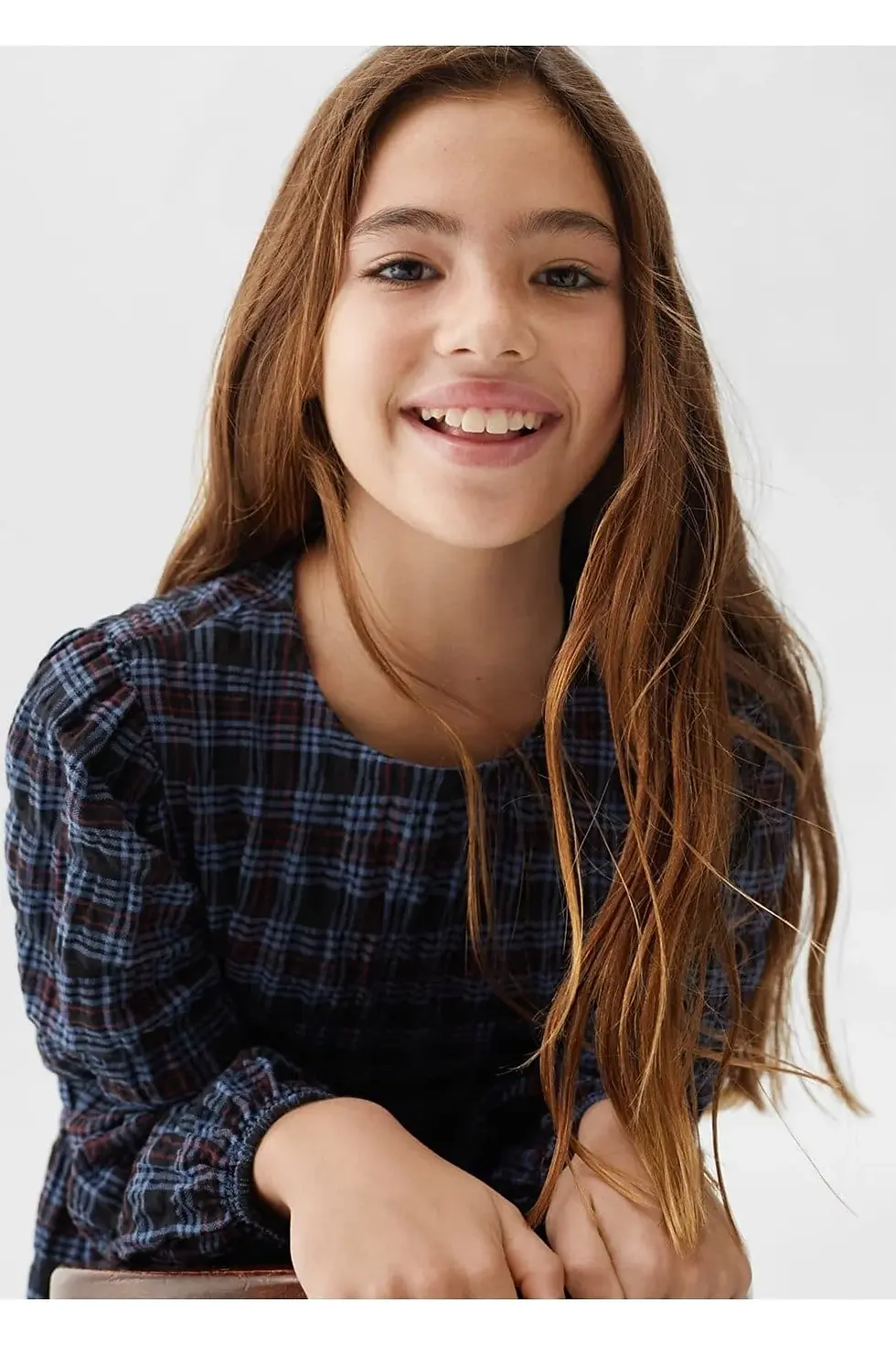 Thumbnail: MANGO Kids Fırfırlı Kareli Elbise