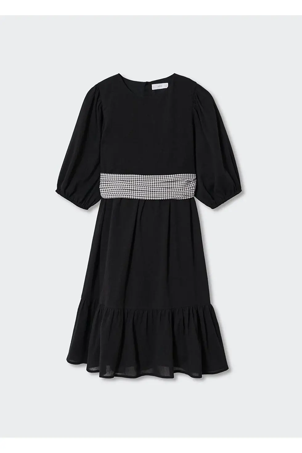 Thumbnail: MANGO Kids Bağ Detaylı Pötikareli Elbise