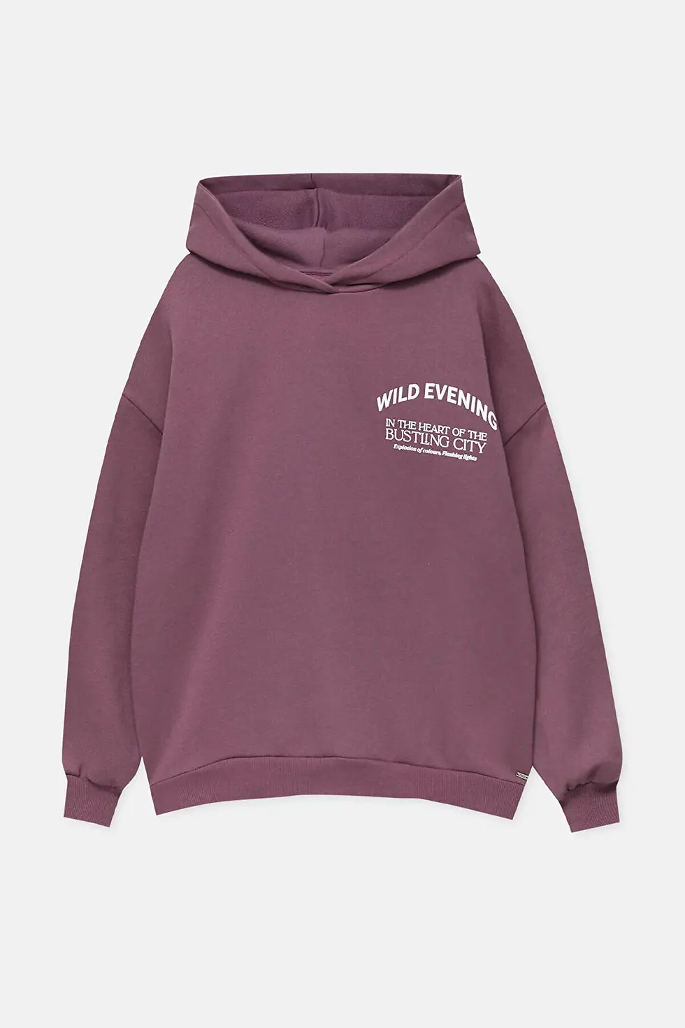 Thumbnail: Pull & Bear Desenli kapüşonlu sweatshirt